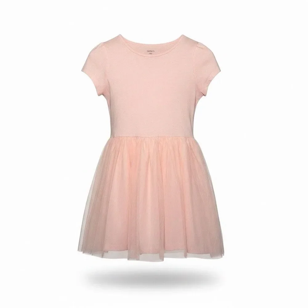 Carter's XL 14 Short sleeve Tutu Dress Girl's‎ Pink NEW